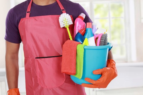 Local South Croydon carpet cleaning experts working on a home interior