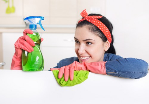 Emergency and spill response procedures during carpet cleaning work